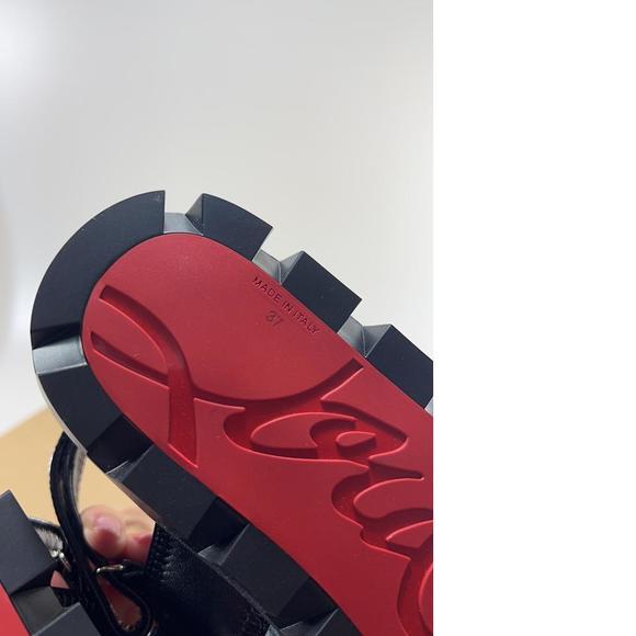 women's Spikita Cool Flat Leather Sport Spike Velcro Dad Sandals E527 - Picture 10 of 11